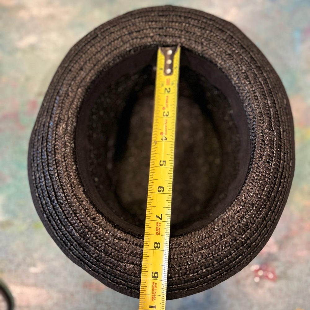Black Straw Hat - Picture 11 of 12